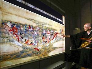 5巻83メートルの「東征伝絵巻」一度に公開 鑑真の苦労伝えたい 奈良