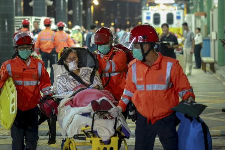 高速船事故で120人負傷、香港 日本人2人も