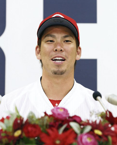 広島の前田健太投手に沢村賞…５年ぶり２度目