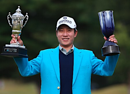 金庚泰が今季5勝目=ゴルフ
