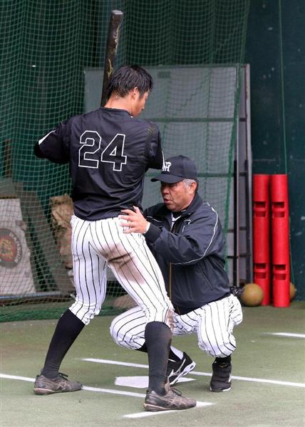 阪神掛布2軍監督が始動 即席サイン会にファン殺到