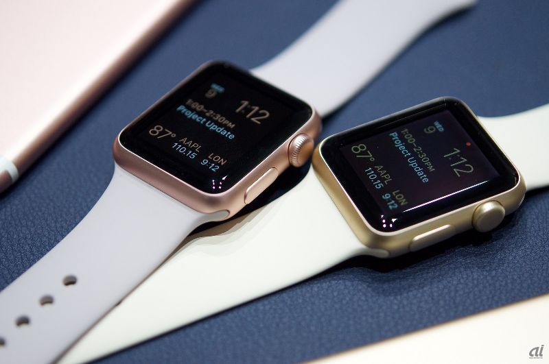 「Apple Watch Sport」の新色、ゴールドとローズゴールドをチェック