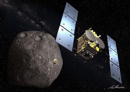 地球最接近に向け軌道修正 小惑星に飛行、はやぶさ2