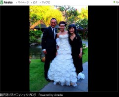 観月ありさ、渡辺謙&南果歩夫妻ら参列のバリの挙式を報告 火山噴火による足止めも
