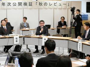 行政の無駄、公開検証…原子力など55事業 2015年11月11日 15時39分