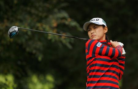 米女子ゴルフ、横峯は11位