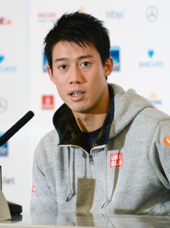 錦織「挑戦者の気持ち」 15日のATPファイナル初戦でジョコビッチと対戦