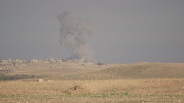 イラク:シリア国境をISから奪還 クルド治安部隊