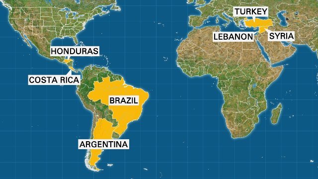シリア人5人、偽造パスポート所持で拘束 ホンジュラス