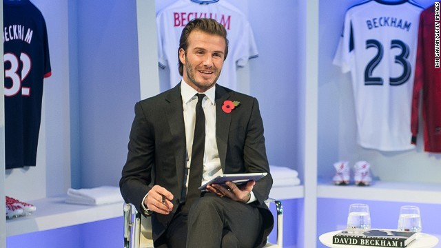 D・ベッカム、ピープル誌の「最もセクシーな男性」に