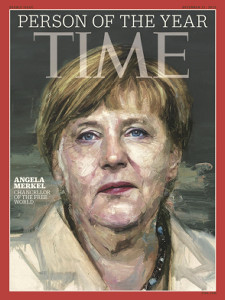 独メルケル首相、米誌タイムの「今年の人」に 2015年12月10日 10時25分