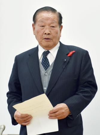 藤墳県議「深く反省」 やじ問題で謝罪、発言撤回