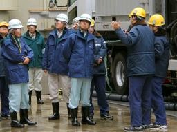西川福井知事が高浜原発視察=再稼働同意、判断へ