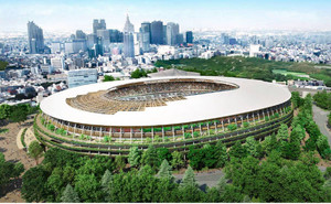 新国立競技場、隈氏のA案に決定 工期短縮を評価