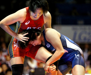 渡利、女子75キロ級で優勝 残り9秒逆転タックル