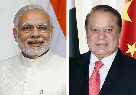印首相、パキスタン首相と会談…予告なしで訪問 2015年12月25日 23時47分