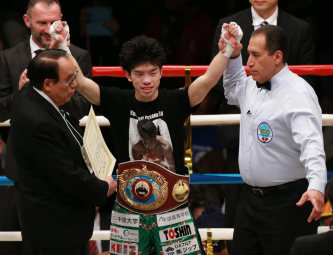 田中がWBOミニマム級で初防衛…6回KOで達成/BOX