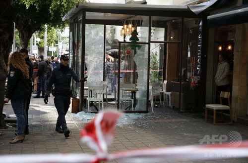 イスラエル 繁華街で銃乱射 ２人死亡７人けが