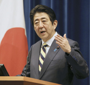 安倍首相が年頭会見 参院選勝敗ラインは「自公で過半数確保」