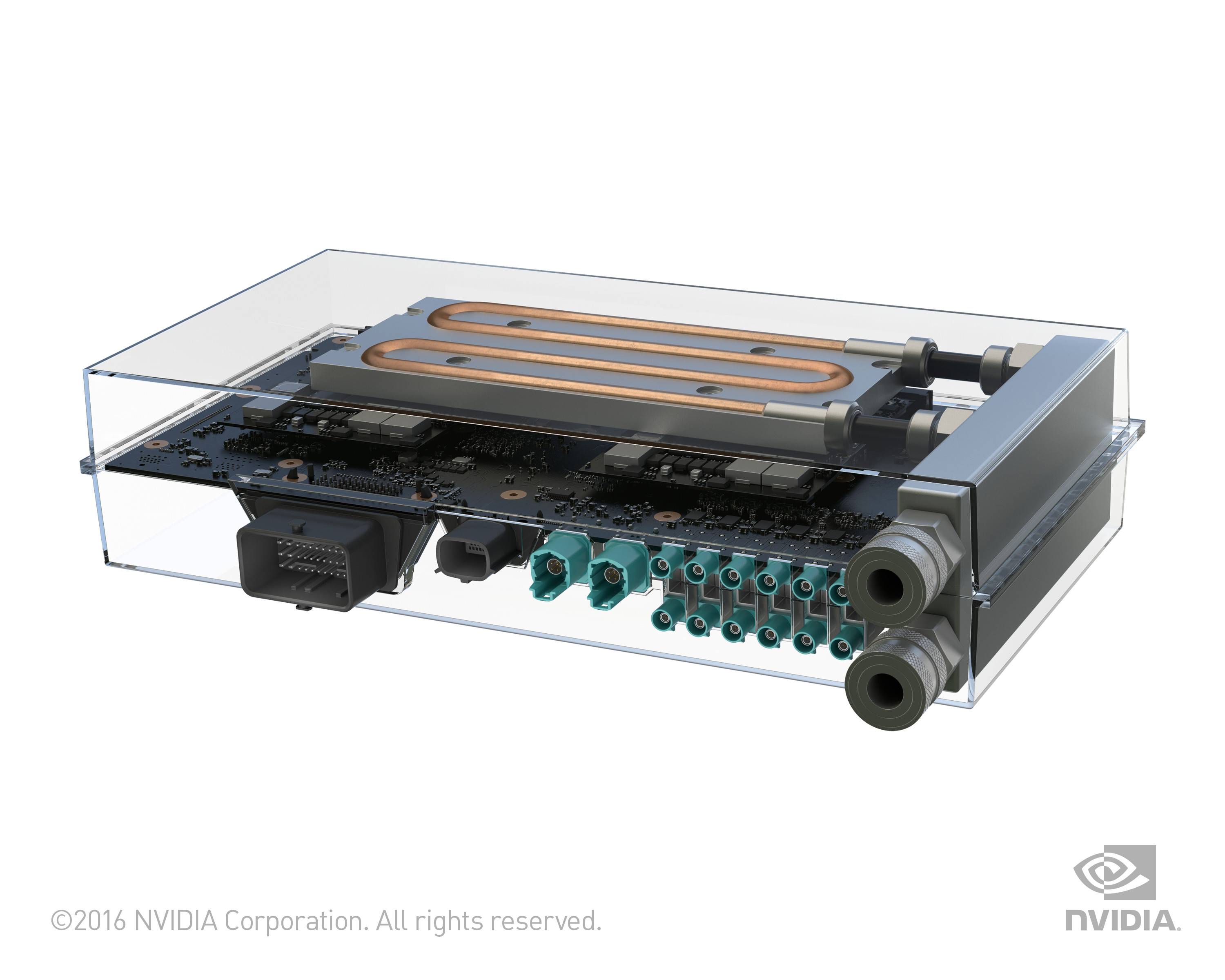 Nvidiaが自動運転車用の高性能プロセッサDrive PX 2を発表、'弁当箱サイズのスーパーコンピュータ'