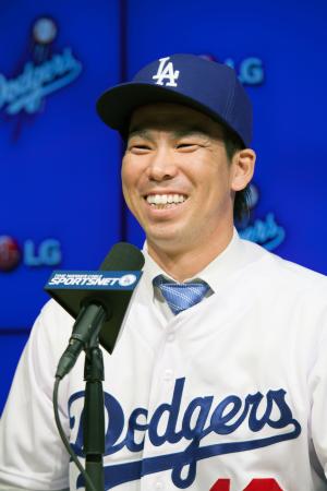 「マウンド立つのが楽しみ」前田健太が入団会見