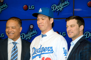 松田オーナーも祝福=ドジャース前田