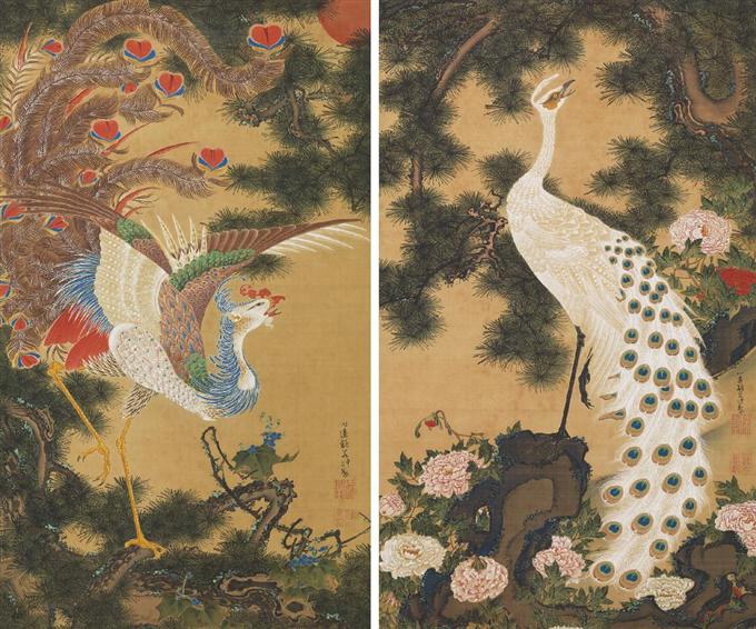 若冲の花鳥画８０年ぶり発見 傑作「動植綵絵」に類似