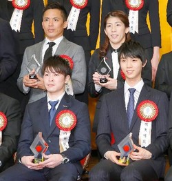 体操内村リオ五輪で金宣言 テレ朝ビッグスポーツ賞