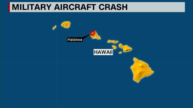ハワイ沖で空中衝突