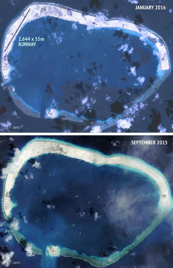 ミスチーフで完成近づく=南沙の2滑走路建設、加速-中国