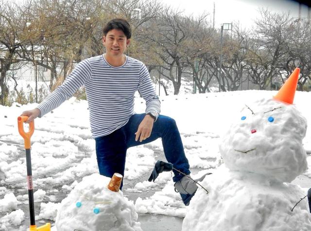 菅野 南国ハワイから銀世界 気温差30度なんの