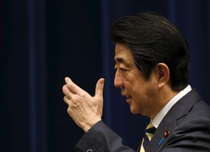 経済情勢注視し、リーマン級ショックあれば直ちに対応=安倍首相