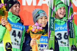 高梨、5連勝で通算36勝目 スキーW杯ジャンプ女子