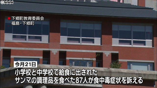 期限切れサンマすり身、給食に…８７人食中毒 2016年01月23日 23時36分