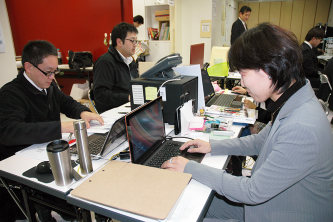 京都市長選が告示 無所属の3氏が立候補
