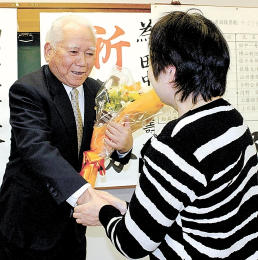 <色麻町議選>87歳田中さん全国最多16選