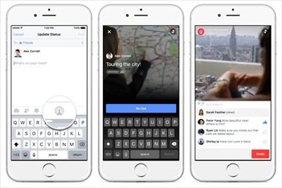 米Facebook、ライブ動画サービスの正式提供を米国で開始 - 地域は順次拡大