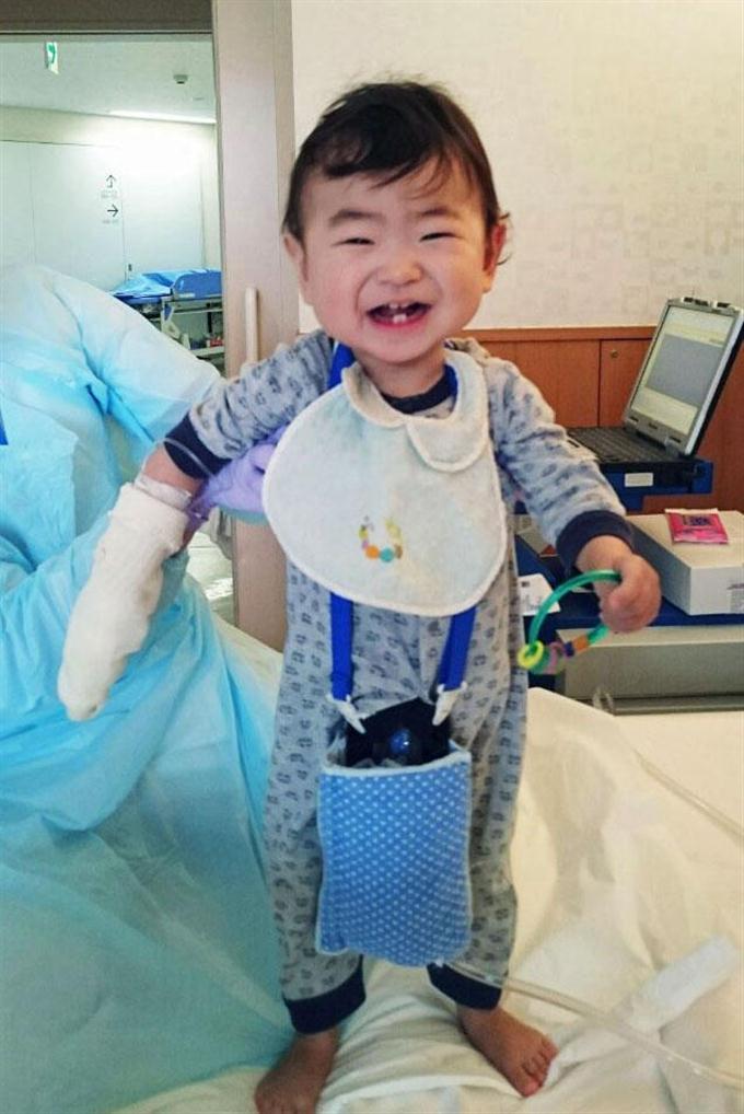 １歳児の心臓移植に募金を 両親が呼び掛け、神奈川