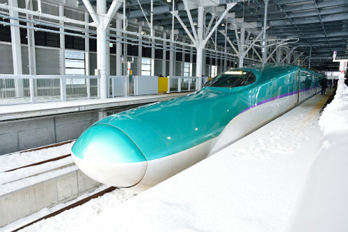 北海道新幹線H5系、試乗会で速さを実感 - 新函館北斗~木古内間わずか13分