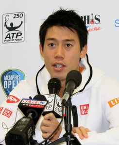西岡が2回戦へ=男子テニス
