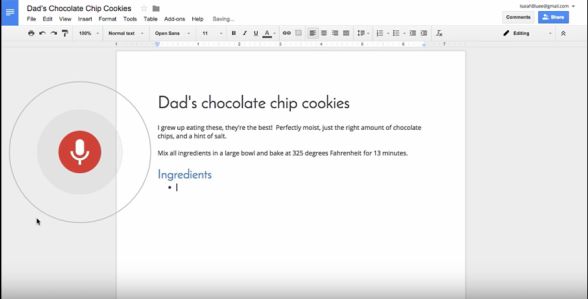 キーボードはもう不要? Googleドキュメントで音声編集が可能に