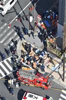 【梅田・車暴走事故】死亡した運転手は奈良市の51歳会社経営者と判明 付近にブレーキ痕確認されず