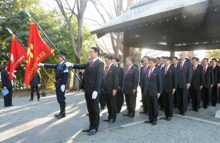 二・二六事件の殉職警察官を追悼