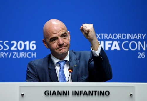 FIFAのインファンティーノ新会長が就任演説「悲しい時代は終わった」