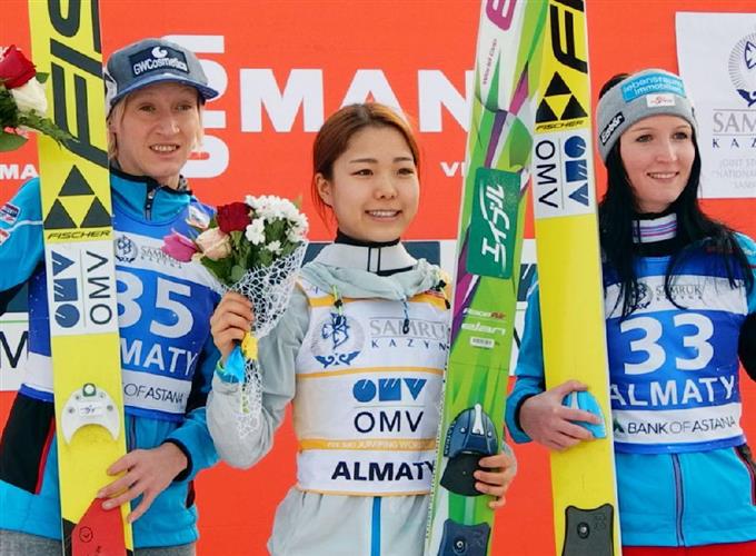 W杯 ノルディック・ジャンプ女子個人第16戦 高梨13勝目