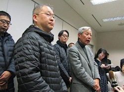 全棟建て替え方針決定=傾斜マンション