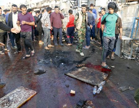 イラクでテロ70人死亡 ISが声明