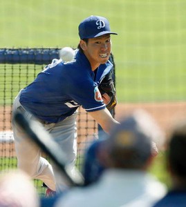 大リーグ前田が主力相手に38球