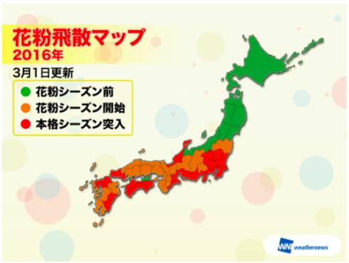 花粉シーズン本格化、今週末は飛散量増加 花粉症の最もつらい時期迎える