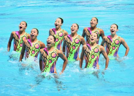 シンクロ日本2位発進 井村HC、得点伸びず「どうしてか」